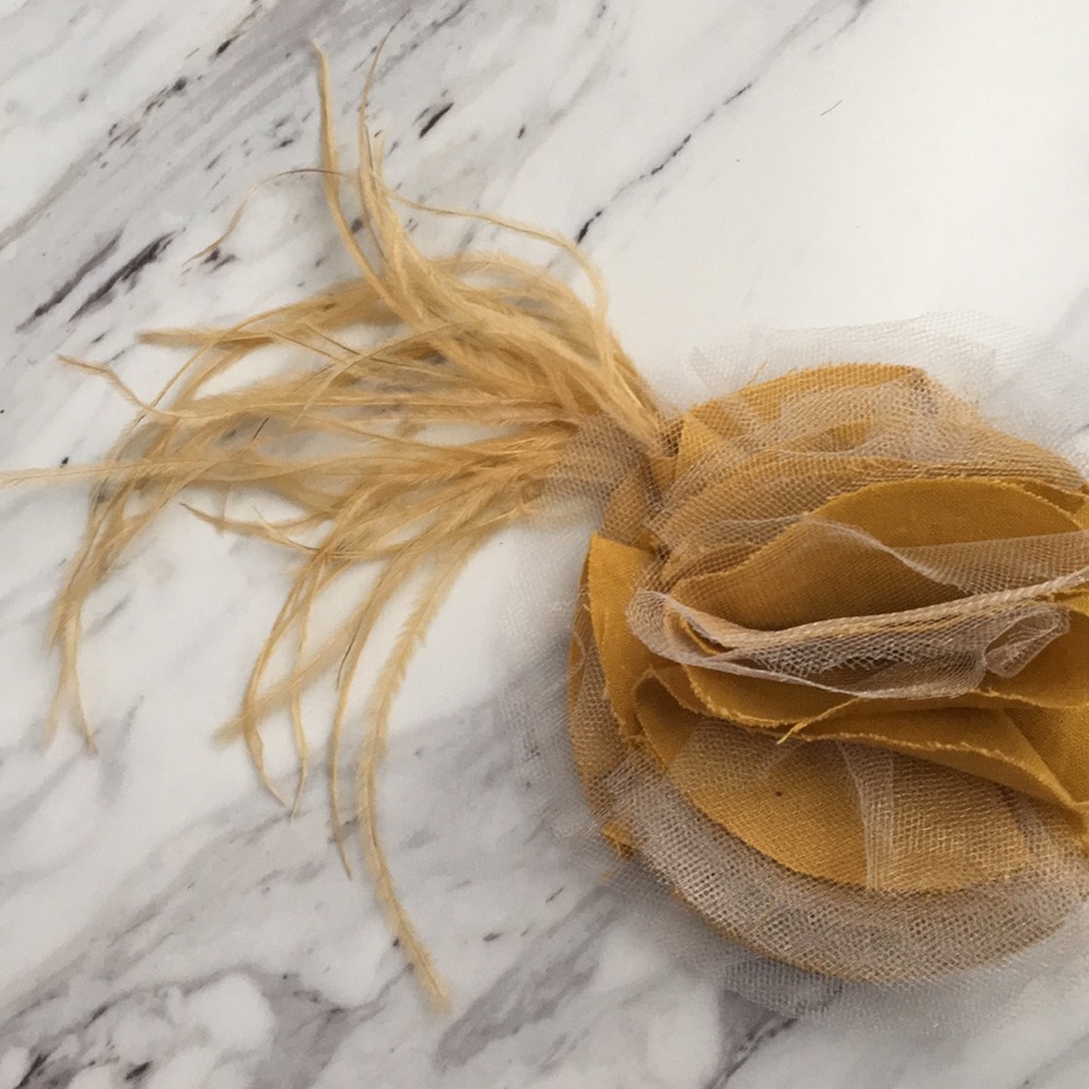 Feather Fascinator Hair Clip